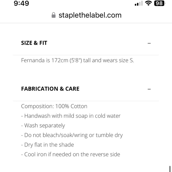 Staple the Label Mariella Smock Blue and White Patterned Dress - Picture 7 of 16